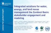 Integrated solutions for water, energy, and land nexus ...pure.iiasa.ac.at/id/eprint/15589/1/08102018_ZAMCOM_ISWEL.pdfClimate change Zambezi nexus: Literature review 4 December 2017