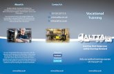 VVocationalocational W: TTrainingraining · Anglia Logistics Transport Training is an amalgamation of 3 training companies that have been servicing the logistics and transport sector