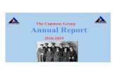 Capstone Annual Report 2018-2019 · congratulations capstone group on a strong first year 2018-2019 accomplishments -obtained non-profit & tax-exempt status -362 facebook members