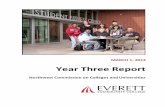 Year Three Report - Everett Community College · 2020. 6. 3. · Direct Transfer Agreement (DTA), Business-DTA, Science, Applied Science, Technical Arts, Fine Arts and General Studies.
