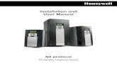 Installation and User Manual - Honeywell · 3. N2 technical data 3.1 N2 protocol Table 3. Connections and communications Interface RS-485 Data transfer method RS-485 MS/TP, half-duplex