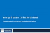 Energy & Water Ombudsman NSW · 8/14/2013  · The Energy & Water Ombudsman NSW (EWON) offers a free, ... Save up to 20% off their power use Expect to save about $265 a year off their