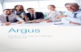Argus · 2014. 2. 20. · Argus finance components offer customers a comprehensive overview of company business from any perspective they wish. At the same time, they can follow and