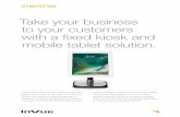 Take your business to your customers with a fixed kiosk and … · 2019. 10. 4. · Overview of InVue's Portable Tablet Stand Author: InVue Subject: InVue's CT80/150 is a portable,