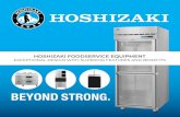 HOSHIZAKI FOODSERVICE EQUIPMENT€¦ · 10/09/2019  · ICE STORAGE BINS Scoop protected by H-GUARD Plus Antimicrobial Agent Seamless polyethylene bin liner for sanitary storage Sealed