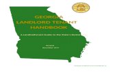 Georgia Landlord-Tenant Handbook · Web viewThis Handbook is designed to provide an overview and answer common questions about Georgia residential landlord-tenant law. The information