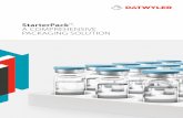 StarterPack TM A COMPREHENSIVE PACKAGING SOLUTION€¦ · Datwyler’s team of experts provides support to determine the primary packaging best suited for initial testing. This packaging