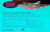 Group Travel made easy with qantasgrouptravelQuintessentially to Melb. CORPORATE . travel specialist Goldman Travel Group has inked a joint venture with global luxury travel provider