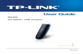 MA260 3G HSPA+ USB Adapter€¦ · TP-LINK’s 3G HSPA+ USB Adapter, MA260 allows you to acquire 3G mobile broadband access simply by inserting a standard 3G SIM/USIM card into the