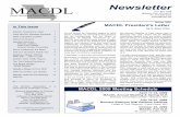 macdl spring 09MACDL President’s Letter 1 2009 MACDL Meeting Schedule 1 2009 Legislative Update 2 Welcome Aboard! 3 Member Services 3 MACDL ListServ Case Law Update ... Kerry Rowden