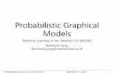 Probabilistic Graphical Models · 2019. 1. 24. · VU 840.042 Machine Learning in der Medizin WS2018/19, 17.1.2018 1 Probabilistic Graphical Models Machine Learning in der Medizin,