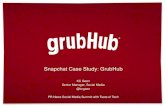 New Snapchat Case Study: GrubHub · 2014. 6. 2. · 1 Snapchat Case Study: GrubHub KC Geen Senior Manager, Social Media @kcgeen PR News Social Media Summit with Taste of Tech