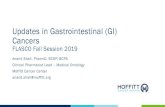 Updates in Gastrointestinal (GI) Cancers · 2019. 11. 9. · 1. Design a treatment plan for microsatellite instability high and BRAF mutant subtypes of colorectal cancer (CRC) based