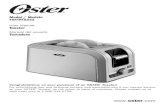 Toaster Tostadora...5 6 7 English-3oster.com | Learning About Your Toaster Lighter/Darker Knob Bagel Button with Indicator Light Cancel Button Frozen Button with Indicator Light Extra-Wide
