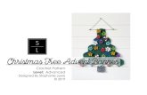 Christmas Tree Advent Banner - knit & crochet patterns by ......6 ornaments continued SNOWFLAKE ORNAMENT: Make 3 With white yarn: Ch 4 -join with a sl st into the first ch st to form