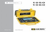 MEGOHMMETER 1060 - Cloudinary · electrical distribution system. Examples are measurements on household appliances or portable tools. CAT III: For measurements performed in the building