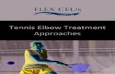 Tennis Elbow Treatment Approaches · Tennis elbow Physiotherapy Lateral elbow Physical therapy [Bisset LM, Vicenzino B (2015) Physiotherapy management of lateral epicondylalgia. Journal