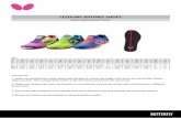 LEZOLINE RIFONES SHOES - butterflyonline.com · LEZOLINE RIFONES SHOES INSOLE MEASUREMENT CHART INSTRUCTIONS 1.Before you purchase your shoes, please take the time to measure the
