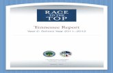 Tennessee, Race to the Top, Year 2 (School Year 2011– 2012) -- …€¦ · 01/02/2013  · Tennessee’s $500,741,220 Race to the Top grant provides additional . support to advance