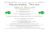 SERENITY SPA & SALON Serenity No...2017/03/02  · SERENITY SPA & SALON !MARCH 2017! PAGE 1 Serenity Now Dr. Seth Kates will be providing a special Botox night for our valued clients