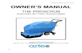 PROSRU OWNER’S MANUAL PAGE 1 OWNER’S MANUAL...prosru owner’s manual page 1 08-2017 owner’s manual the proscrub automatic 20” floor autoscrubber 800-331-1423 * 201 commerce