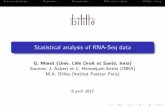 Statistical analysis of RNA-Seq data · 2017. 4. 13. · Make an experimental design Context of a RNA-seq experiment Rule 0 :Share a common language in biology, bioinformatics and