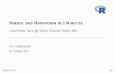 Pandoc and Markdown in 5 Minutes - Lightning Talk @ Open …dirk.eddelbuettel.com/papers/osom-2017-10.pdf · 2017. 10. 27. · GitHub eddelbuettel OSOMOct2017 17/17. Title: Pandoc