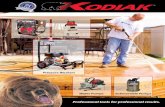 Pressure Washers - Marshall Equipmentmarshall-equipement.com/catalogs/Kodiak_2013_English.pdf · PRESSURE WASHERS Gasoline Models Professional Series 2000 psi - 2500 psi 3.0 GPM KC4350GPC