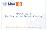 MAA in 2016sections.maa.org/florida/MAA_SRP_2016.pdf · • Poster sessions • Contributed paper sessions • Student activities • Grad school fair • Lecture for students •