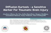 Diffusion Kurtosis – a Sensitive Marker For Traumatic ...cansl.isr.umd.edu/simonlab/pubs/ISMRM2011-TBI.pdfregard to the subject matter of this presentation. Traumatic Brain Injury