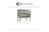 Benchtop Bioflow Chamber (BBF) User ManualPerformance Testing 13 Use of Bioflow Chamber 14 Some Biological Safety Cabinet “Don’ts” 17 Troubleshooting 18 APPENDIX A Paraformaldehyde