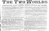 The Two W orldsiapsop.com/archive/materials/two_worlds/two_worlds_v4_n... · 2019. 12. 30. · The Two W orlds A JOURNAL DEVOTED TO r SPIRITUALISM, OCCULT SCIENCE, ETHICS, RELIGION