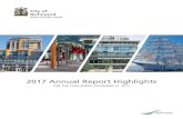 2017 Annual Report Highlights - Richmond, British Columbia · UNION OF BRITISH COLUMBIA MUNICIPALITIES LEADERSHIP & INNOVATION—GREEN INITIATIVE AWARD, HONOURABLE MENTION CANADIAN
