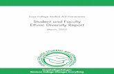 Student and Faculty Ethnic Diversity Report · 2015. 3. 2. · institutions, which annually report student ethnic diversity data tothe Iowa College Student Aid Commission. Total enrollment