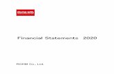 New Financial Statements 2020 - Rohm · 2020. 8. 28. · ②Analog With accelerating automotive digitization and progressing energy saving in the automotive and industrial equipment