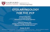 OTOLARYNGOLOGY FOR THE PCP...Necrotizing Otitis Externa: Treatment • Meticulous glucose control • Aural toilet (frequent cleaning of the EAC) • Topical antipseudomonal antibiotics