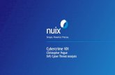 eDiscovery 2014 Market Plan – H2 Pogue - cybercrime1… · 13 October, 2014 COPYRIGHT NUIX 2014 4 Threat Landscape. Threat Landscape • Dramatic increase in cyber attacks –Significant