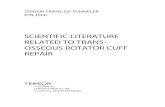 SCIENTIFIC LITERATURE RELATED TO TRANS- OSSEOUS ROTATOR ... · technique (0.32 +/- 0.05 MPa) compared with the suture anchor simple (0.26 +/- 0.04 MPa) and suture anchor mattress