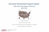State Data Center Annual Conference April 2018 · Sydnee Chattin Assistant Division Chief, Community Partnership and Engagement Program United States Census Bureau 1 Decennial Partnership