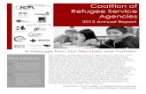 Coalition of Refugee Service Agencies · Volunteer Engagement One example of our volunteer engagement is Project RISE (Refugee and Immigrant Self-sufficiency through Education). The
