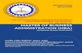 For admission to MASTER OF BUSINESS ADMINISTRATION (MBA)€¦ · 4 Information Brochure – MBA Admissions 2020-21 2.0 about dms | MNIT Department of Management Studies, MNIT Jaipur
