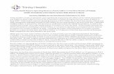 Trinity Health Reports Operating Revenueof $14.2 billion ......Change in market value and cash payments of interest rate swaps (77,777) (29,954) Other net periodic retirement income
