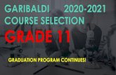 GARIBALDI 2020-2021 COURSE SELECTION GRADE 11...grade 11 •core courses (automatically selected) • career life education •choose math 11, english 11, science 11 & social studies