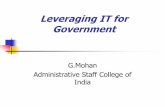 Leveraging IT for Government IT for... · 2019. 5. 8. · A blockchain is a tamper-evident, shared digital ledger that records transactions in a public or private peer-to-peer network.