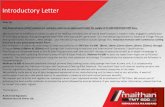 Introductory Letter Corporate Presentation.pdf · Introductory Letter Dear Sir, Sub-Requesting to enlist/ register our company name as an approved vendor for supply of Fe 600 MAITHAN
