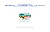 Annual Report Maryland 319 Nonpoint Source Program State Fiscal Year 2015 · 2016. 7. 7. · Annual Report Maryland 319 Nonpoint Source Program State Fiscal Year 2015 February 1,