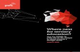Where next for tertiary education? universities and nearly 130 smaller non-university higher education
