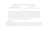 Behavioural Typing for Safe Ambientsmichele/Papers/complang02.pdf · 2005. 6. 7. · Behavioural Typing for Safe Ambients Michele Bugliesi Dipartimento di Informatica Universit˚a