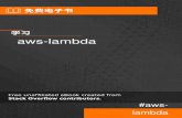 aws-lambda - RIP Tutorial It is an unofficial and free aws-lambda ebook created for educational purposes.