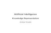 Artificial Intelligenceatorsell/AI/mod1-07-knowledge.pdfArtificial Intelligence Knowledge Representation Andrea Torsello. Representation AI agents deal with knowledge (data) Facts